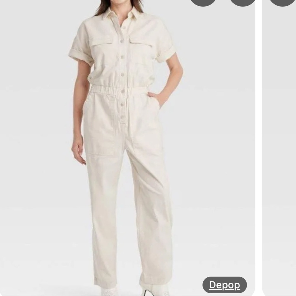 Universal Thread Tan Jumpsuit size 6